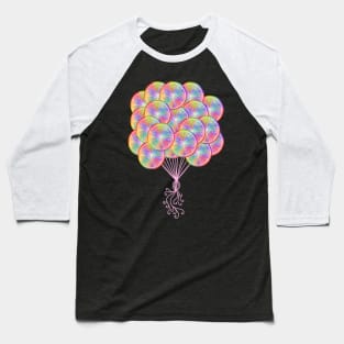 Kawaii Sweet Rainbow Citrus Balloons Baseball T-Shirt